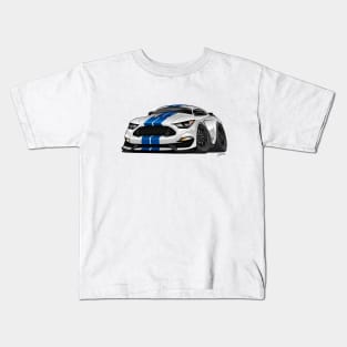 Modern American Muscle Car Cartoon Kids T-Shirt